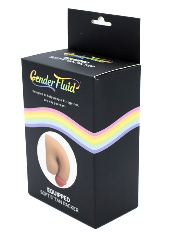 Gender Fluid - 5 Inch Light Soft Packer ALT4 view Color: VA