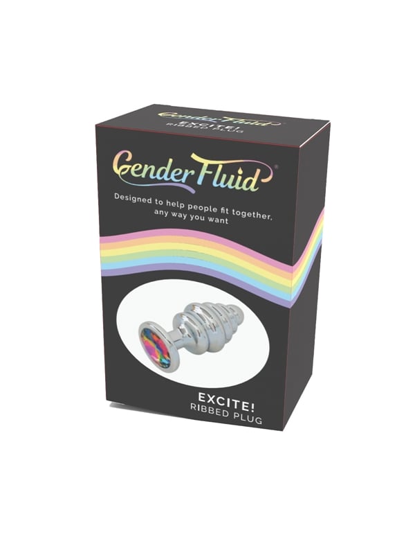 Gender Fluid - Ribbed Plug ALT1 view Color: SL