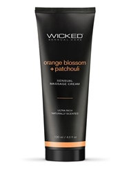 Additional  view of product WICKED SENSUAL MASSAGE CREAM - ORANGE BLOSSOM + PATCHOULI 4OZ. with color code NC
