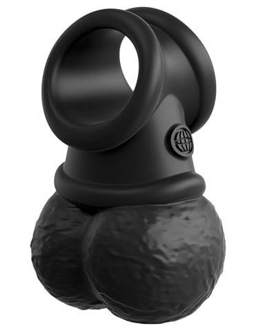 KING COCK ELITE - THE CROWN JEWELS VIBRATING SWINGING BALLS - PD5780-23-03076