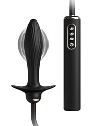 Additional  view of product ANAL FANTASY ELITE - AUTO-THROB INFLATABLE VIBRATING PLUG with color code BK