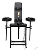 Additional BLACK view of product MASTER SERIES OBEDIENCE CHAIR W/SEX MACHINE with color code BK