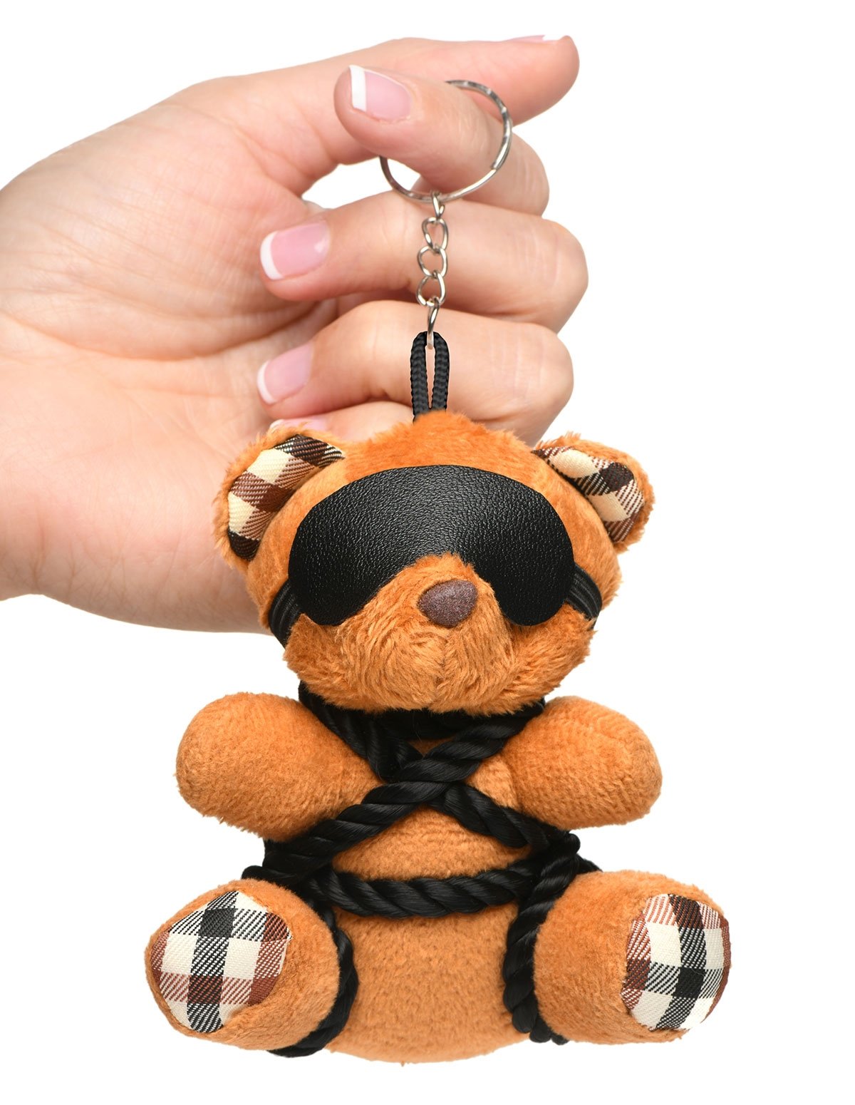 alternate image for Rope Teddy Bear Keychain