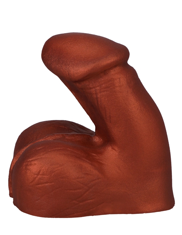 Tantus On The Go Silicone Packer - Super Soft Silicone In Copper ALT2 view Color: CPR