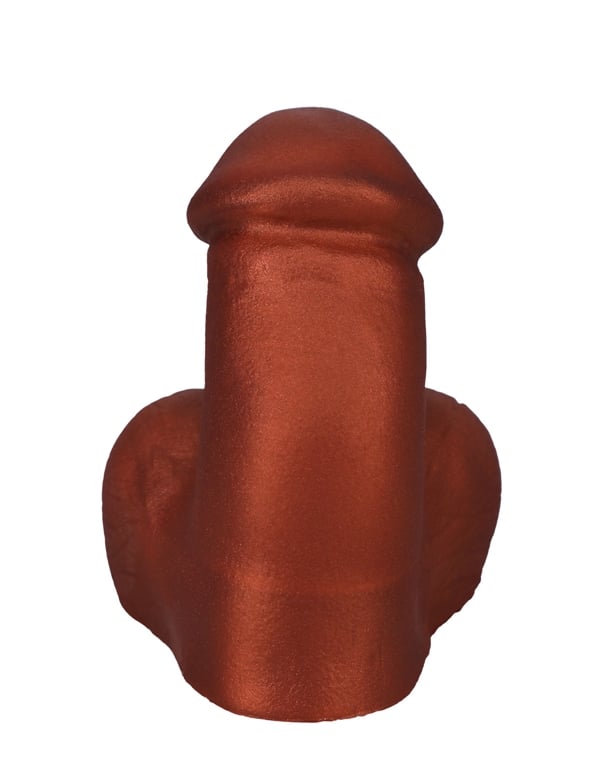 Tantus On The Go Silicone Packer - Super Soft Silicone In Copper ALT3 view Color: CPR