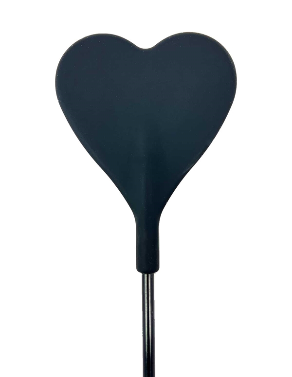 Lovers Pain Silicone Heart Crop And Feather ALT2 view Color: BK