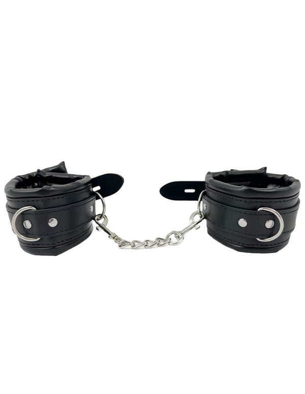 Lovers Pain Padded Ankle Cuffs default view Color: BK