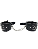 Additional BLACK view of product LOVERS PAIN - PADDED ANKLE CUFFS with color code BK