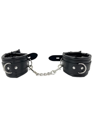 Alternate front view of LOVERS PAIN PADDED ANKLE CUFFS