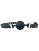 Additional BLACK view of product LOVERS PAIN - SILICONE BALL GAG with color code BK