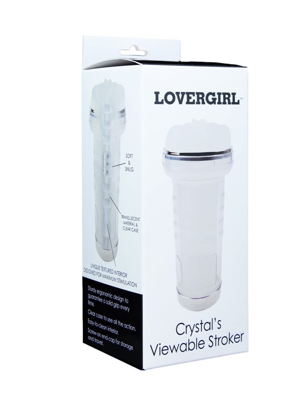 Lovergirl Crystal's Viewable Stroker ALT2 view Color: CL