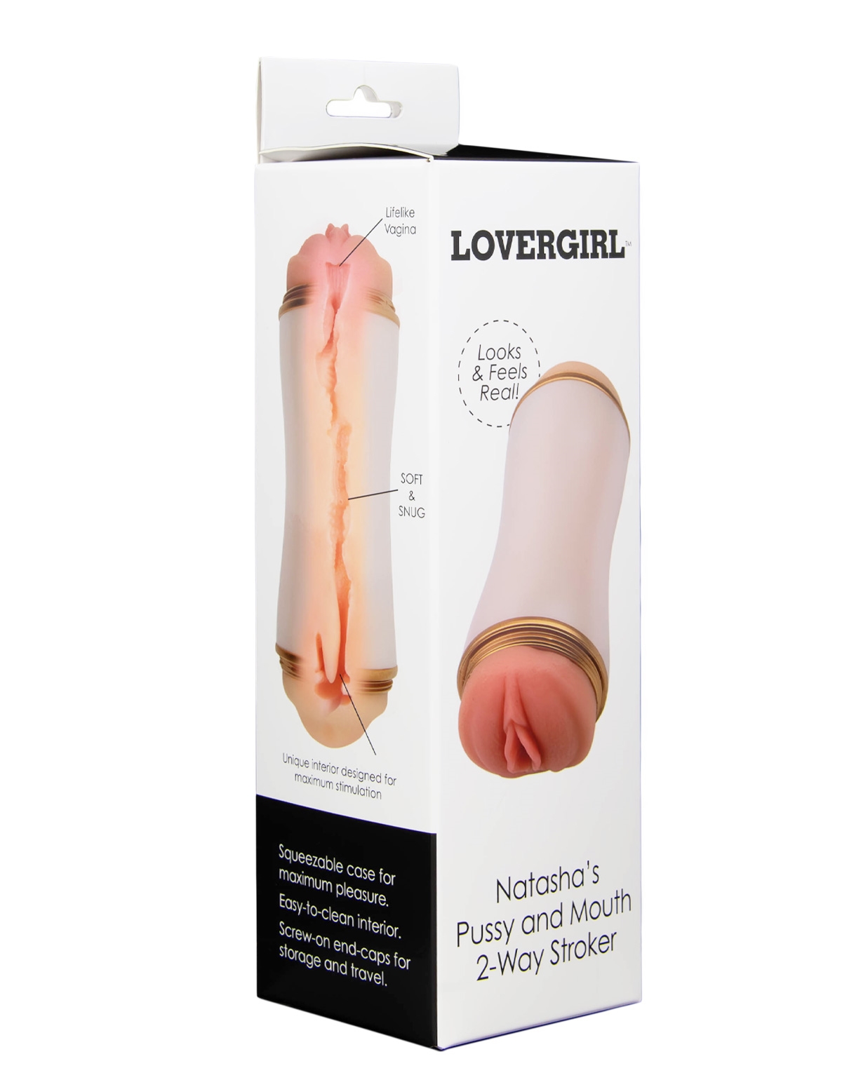 LOVERGIRL - NATASHA's PUSSY AND MOUTH 2-WAY STROKER - LL620898219-03280 |  Lover's Lane