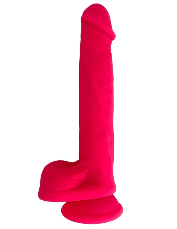Never Lonely Rock Candy Dildo ALT5 view Color: HP