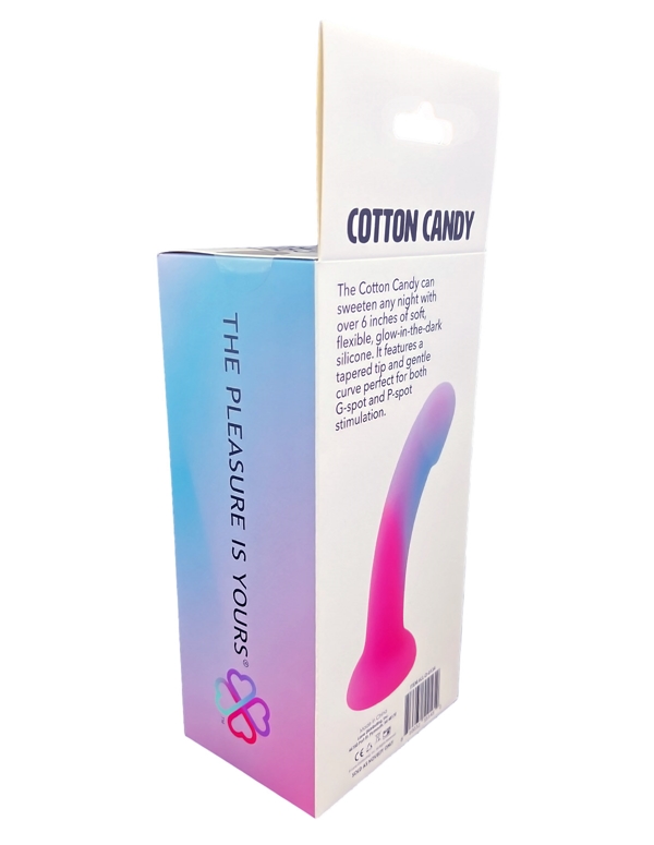Never Lonely Cotton Candy Dildo ALT5 view Color: PBL