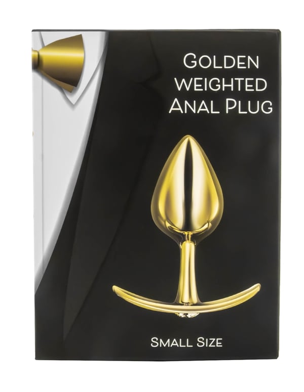 Anal Affair Small Weighted Anal Plug ALT4 view Color: GD