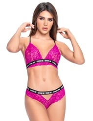 Additional  view of product SPANK ME BRA TOP AND PANTY SET with color code HP