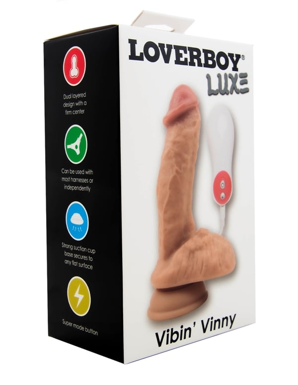 Loverboy Luxe - Vibin Vinny Vibrator ALT1 view Color: VA