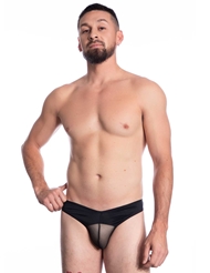 Alternate front view of MESH THONG