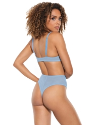 Alternate back view of BLUEBELL SOFT CUP TEDDY