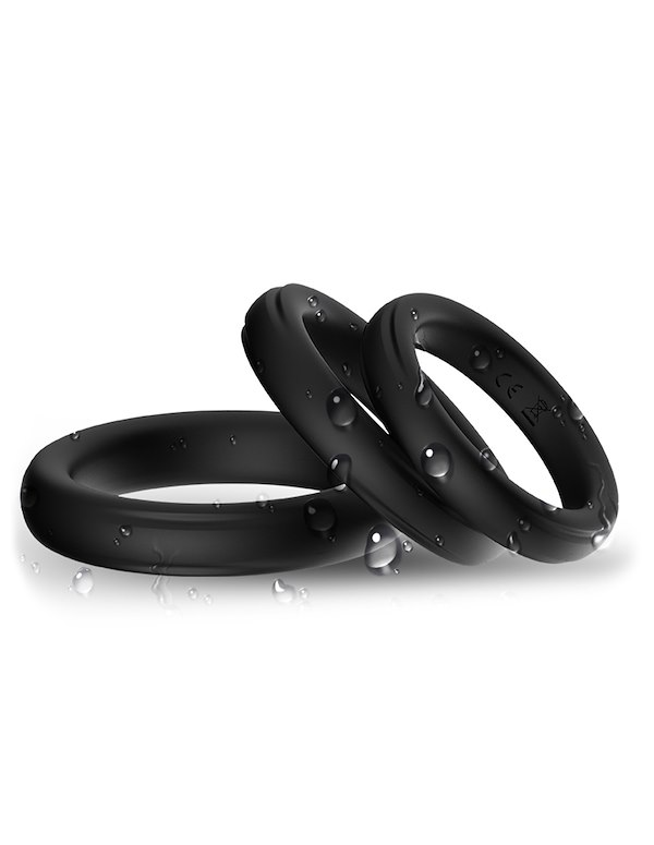 ZODIAC FOR LOVERS - STAY HARD C-RING SET ALT2 view Color: BK