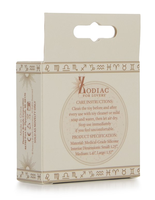 ZODIAC FOR LOVERS - STAY HARD C-RING SET ALT6 view Color: BK