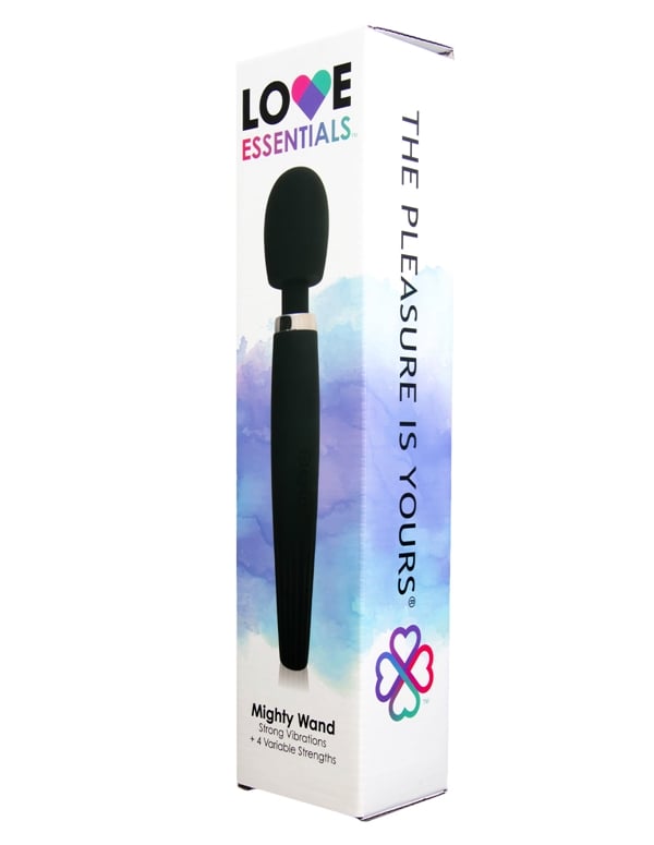 Love Essentials Mighty Wand Massager ALT1 view Color: BK