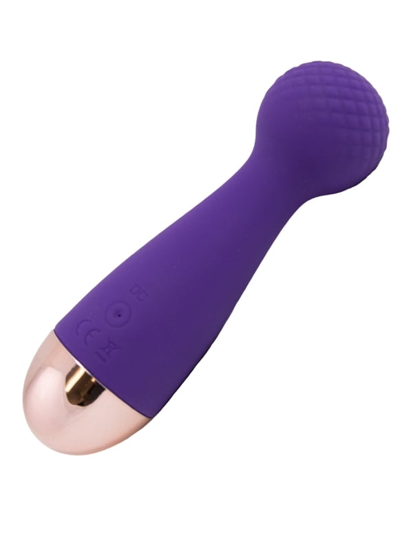 Never Lonely Mighty Mini Wand Massager ALT2 view Color: PR