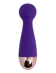 Front view of NEVER LONELY MIGHTY MINI WAND MASSAGER