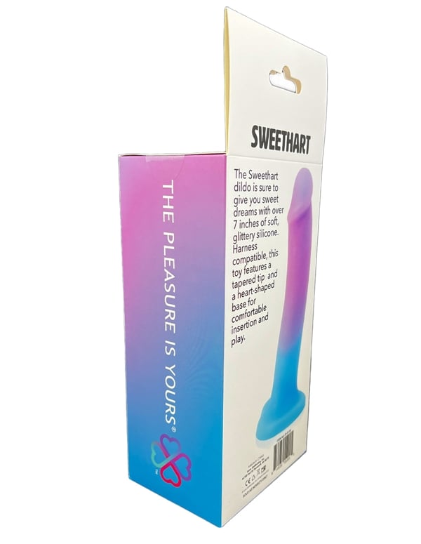 Never Lonely Sweethart Suction Cup Dildo ALT5 view Color: PRB