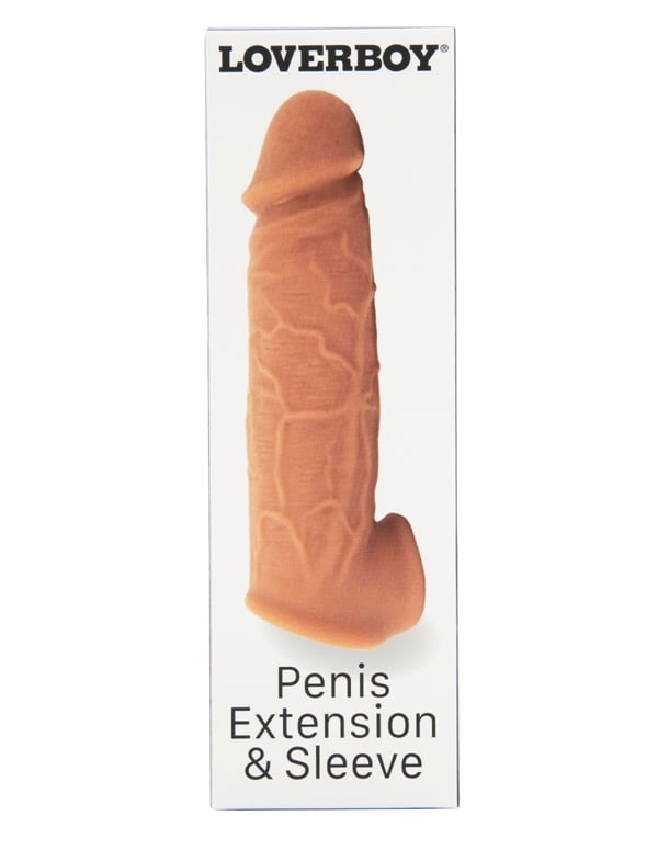 Loverboy Penis Extension & Sleeve ALT5 view Color: CAR