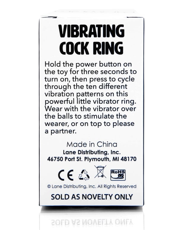 Never Lonely Vibrating C-Ring ALT3 view Color: BK