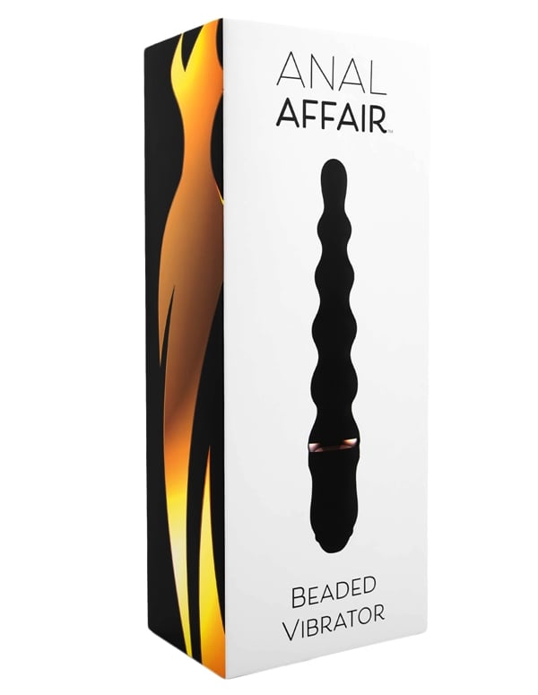 Anal Affair - Beaded Vibrator ALT1 view Color: BK
