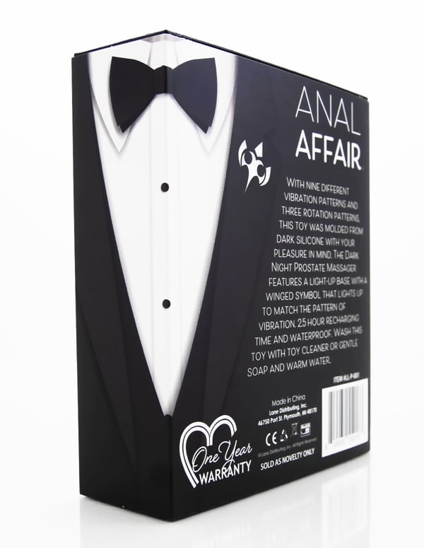Anal Affair - Dark Night Prostate Massager ALT3 view Color: BK