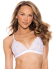 Additional WHITE view of product ASTER LACE SOFT CUP BRALETTE with color code WH