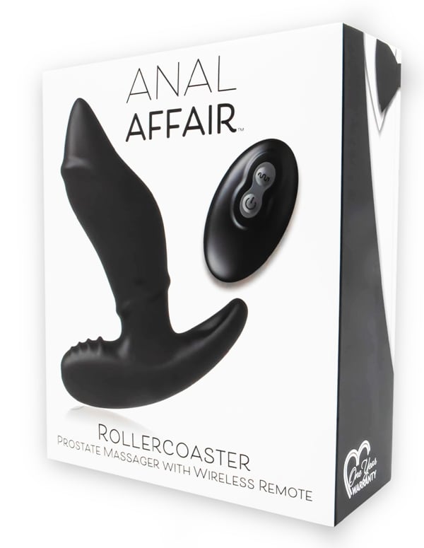 Anal Affair Rollercoaster Prostate Massager ALT2 view Color: BK