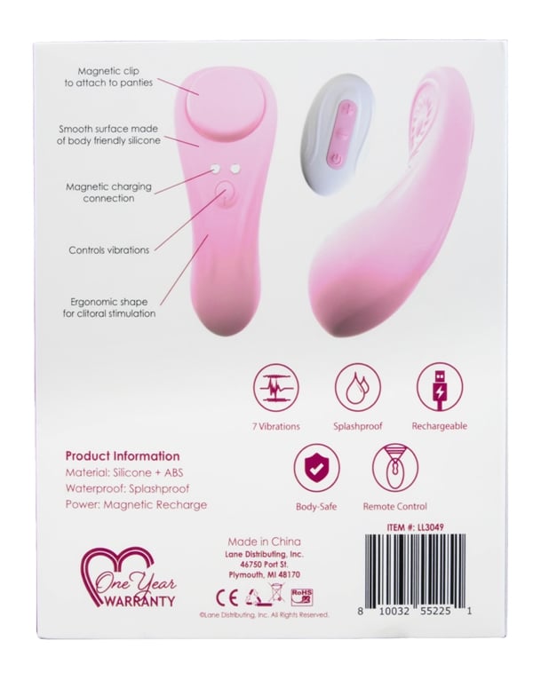 Love Is Like A Magnet Wearable Vibrator ALT3 view Color: PK