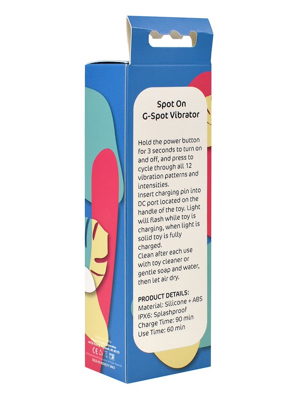 PLAYTIME - SPOT ON G-SPOT VIBRATOR ALT4 view Color: TL
