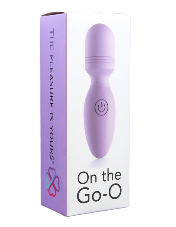 Never Lonely On The Go-O Wand Massager ALT2 view Color: PR