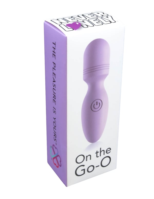Never Lonely On The Go-O Wand Massager ALT5 view Color: PR