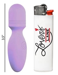 Alternate back view of NEVER LONELY ON THE GO-O WAND MASSAGER