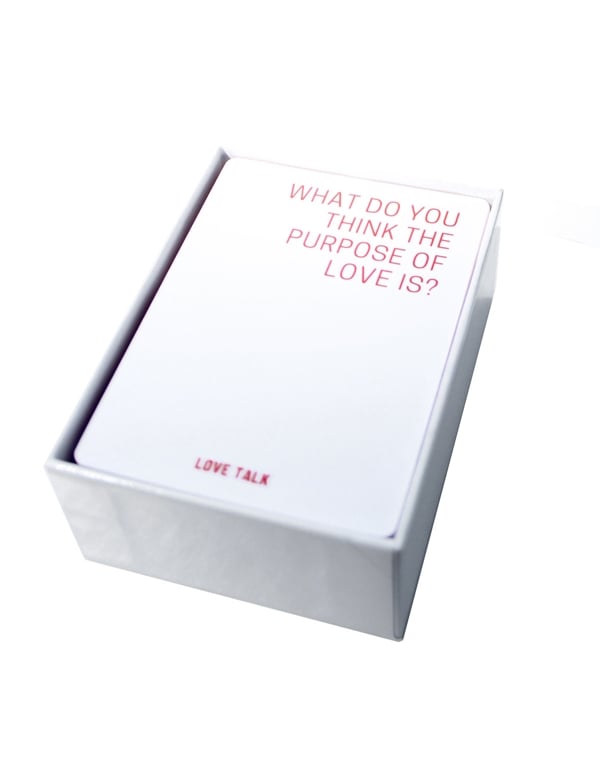Intimacy Games - Love Talk Card Game ALT2 view Color: NC