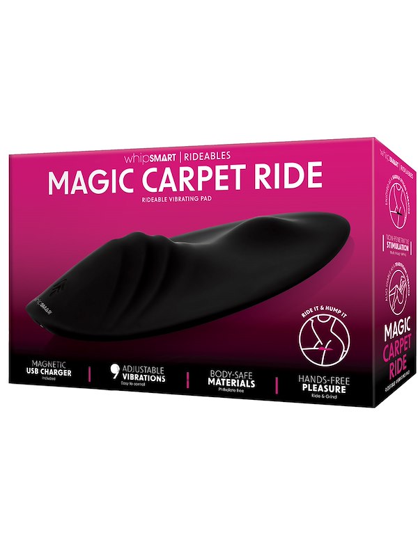 Whipsmart Magic Carpet Ride Vibrator ALT2 view Color: BK