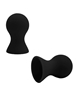 Additional BLACK view of product BOUND TO LOVE NIPPLE SUCKERS BLACK with color code BK