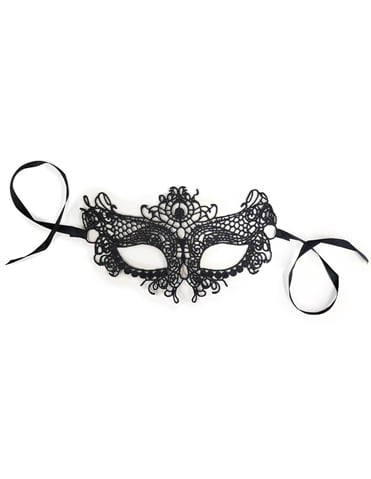 BOUND TO LOVE LILITH BLACK LACE EYE MASK - LL2008-85-03284
