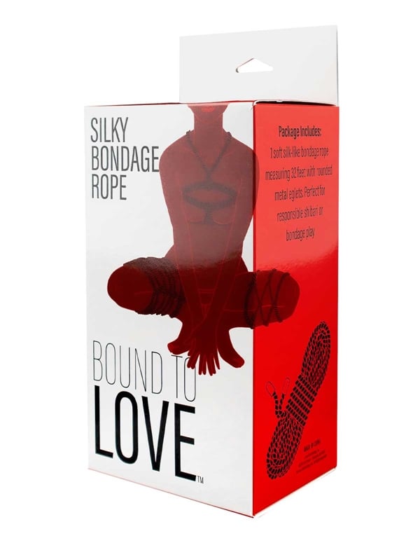 Bound To Love - Silky Bondage Rope ALT3 view Color: BK