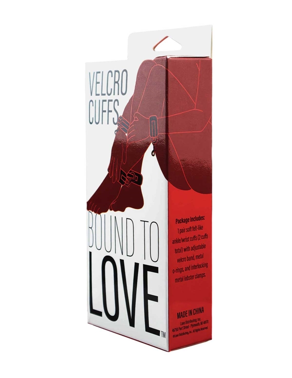 BOUND TO LOVE - VELCRO CUFFS ALT3 view Color: BK