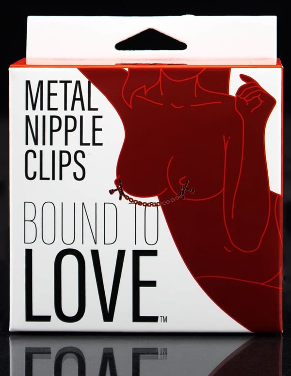 Bound To Love Metal Nipple Clips ALT2 view Color: SL