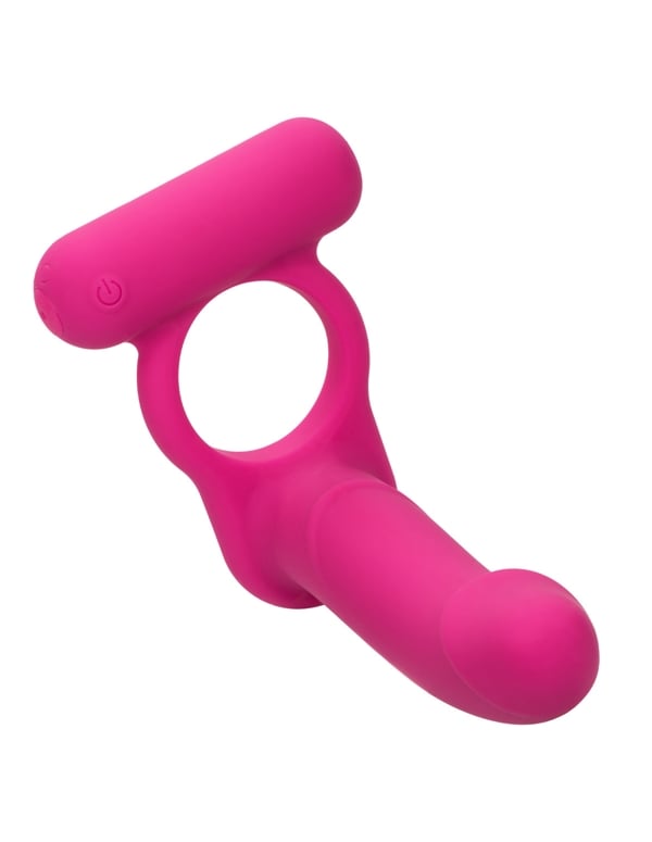 SILICONE RECHARGEABLE DOUBLE DIVER C-RING ALT11 view Color: PK