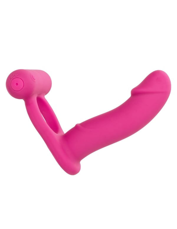 SILICONE RECHARGEABLE DOUBLE DIVER C-RING ALT12 view Color: PK