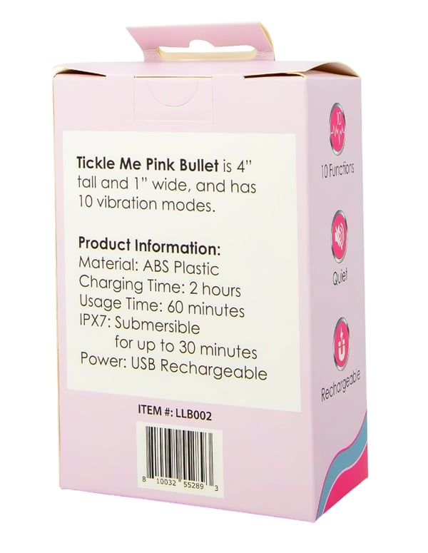 Tickle Me Pink Bullet ALT5 view Color: PK